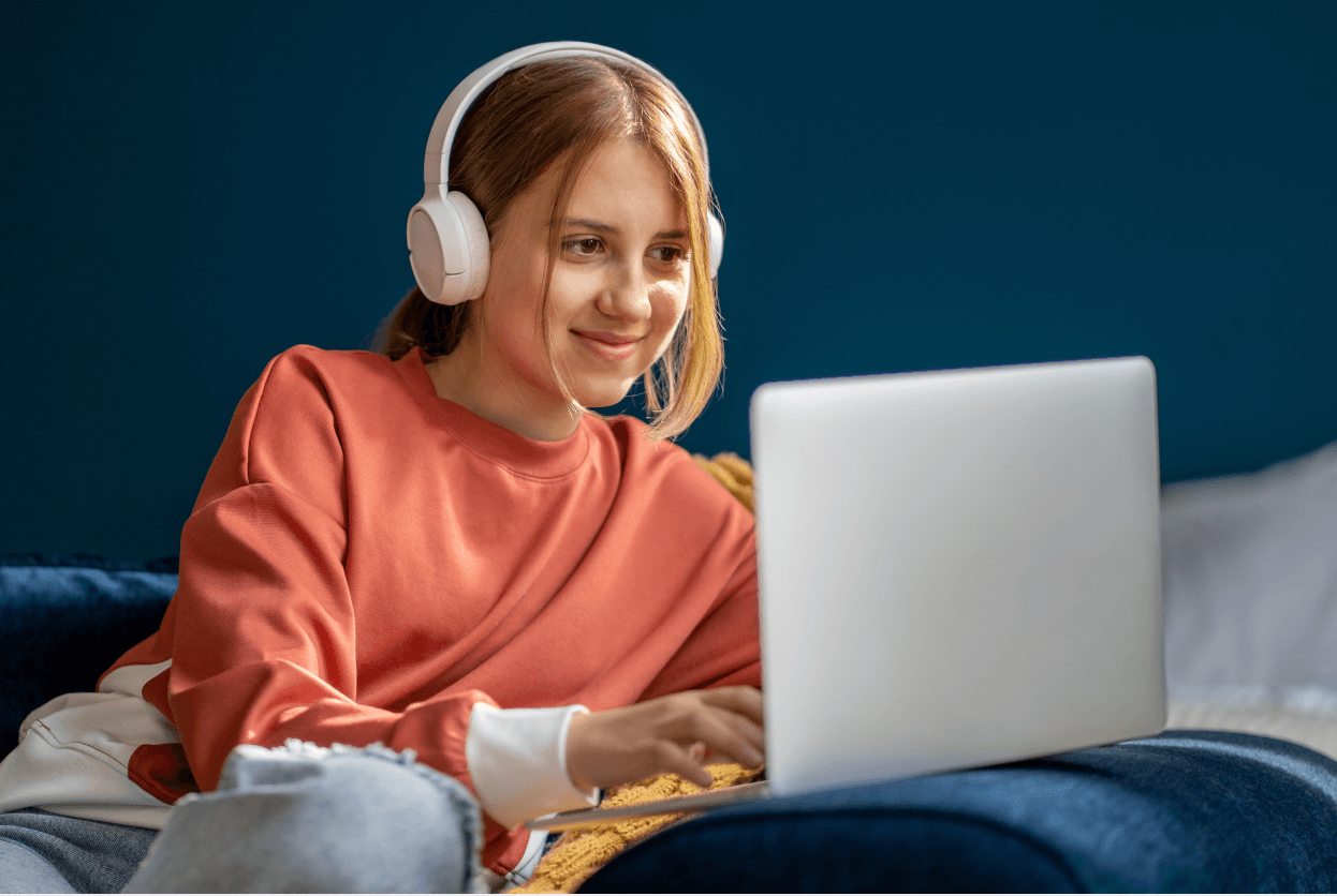 Student using TutorGym
